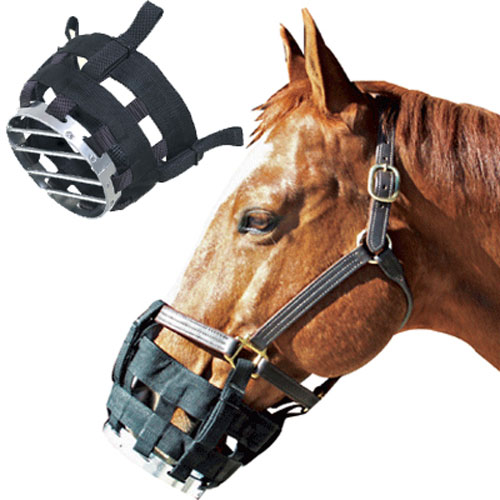 CRIB MUZZLE FREE-TO-EAT COB BLK