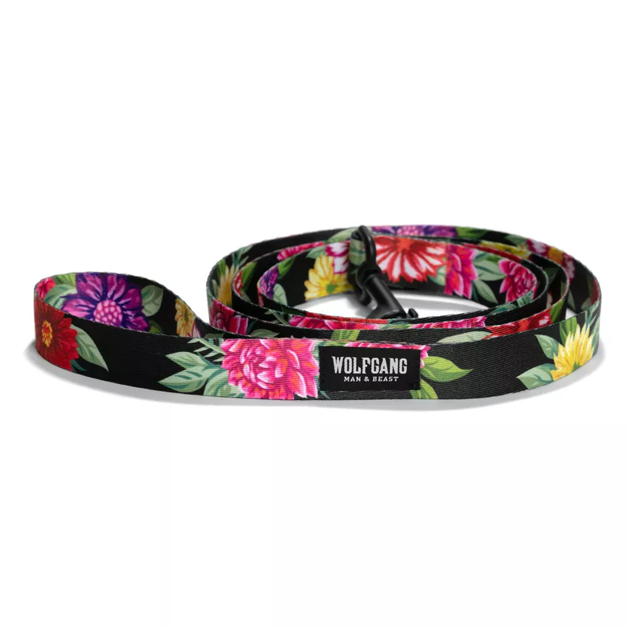 DARKFLORAL DOG LEASH 1" 6FT