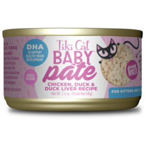 TIKI BABY CAT CKN/DL PATE 2.4OZ