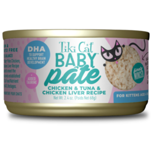 TIKI BABY CAT TNA/CL PATE 2.4OZ