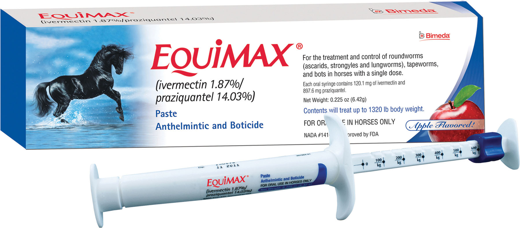 EQUIMAX EQUINE DEWORMER DOSE