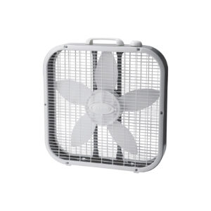 SLIM COMPACT BOX FAN GRAY 20"