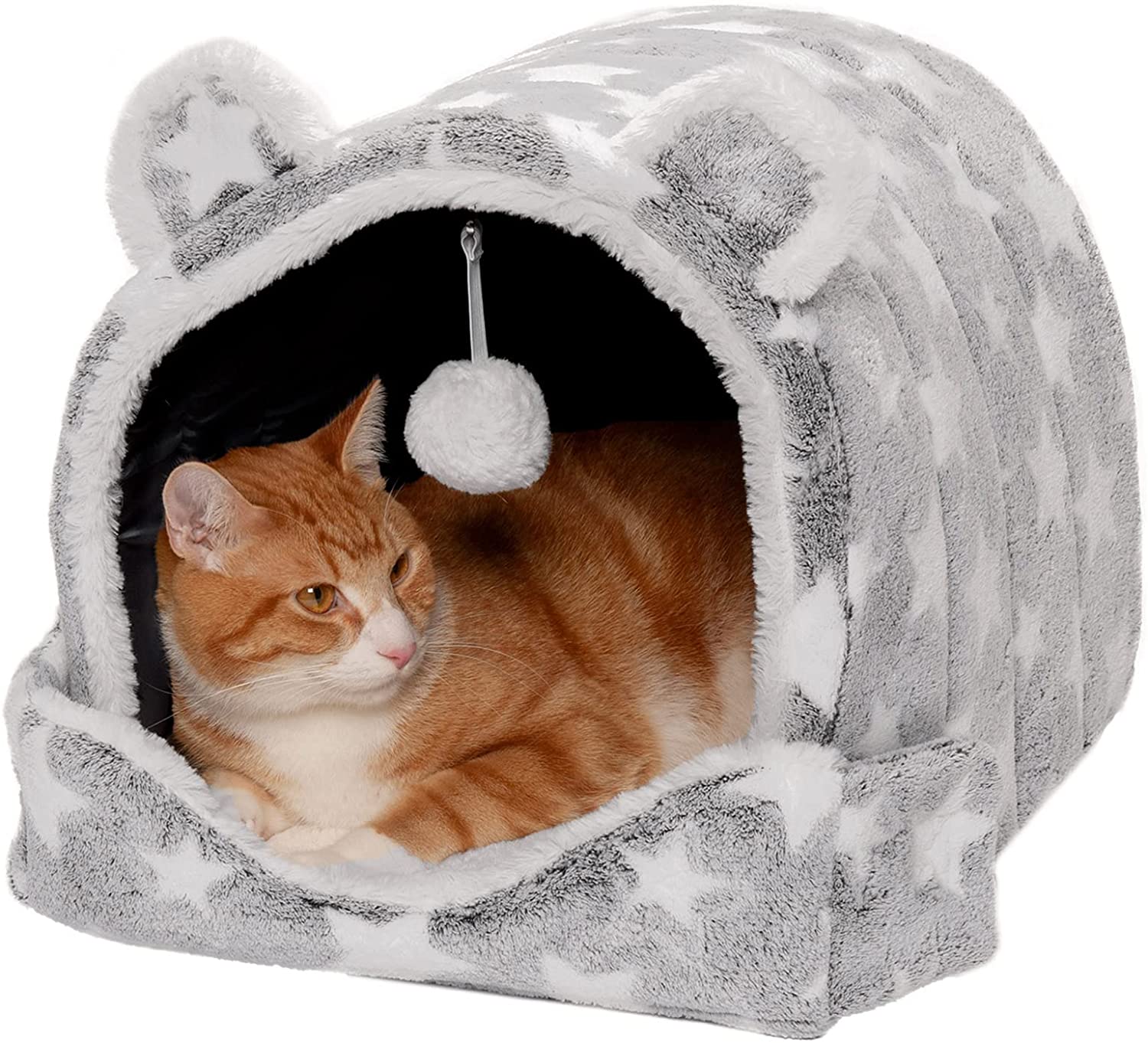 FH FLEECE COZY CAVE STARS GRAY S