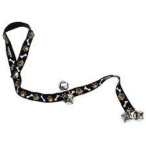 POTTY TRAIN BELL BLACK W/ BONES