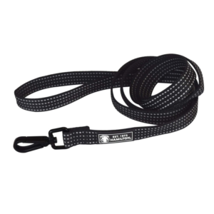 HI VIZ DOG LEAD 5/8" BLACK