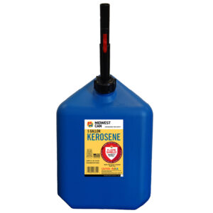 KERO CAN 5 GAL POLY AUTO S/O BLU