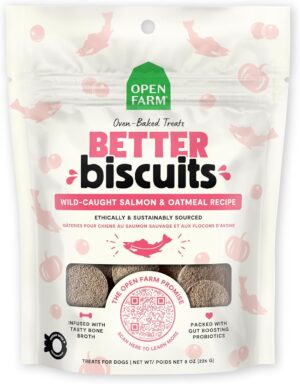 OPENFARM BB SLM&OAT DOG TRT 8OZ