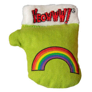 YEOW GREEN KITTEN MITTEN