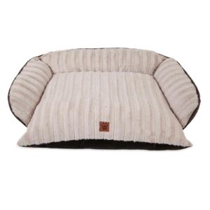 SNOOZZY LXRY COMF COUCH BED BRWN