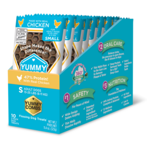 YUM COMBS 2PK CHICKEN SM