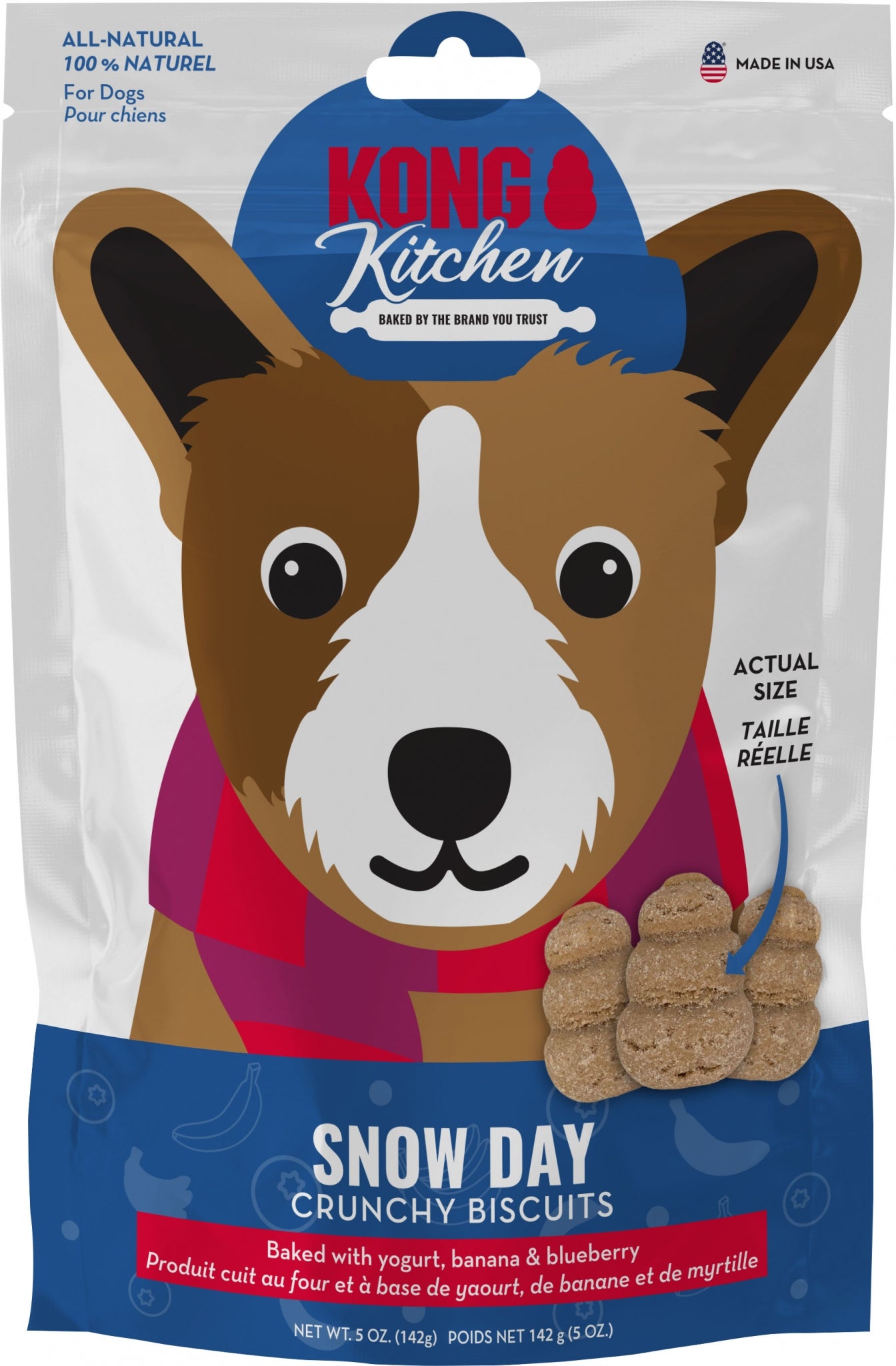KONG SNOW DAY CRUNCHY BISCUITS