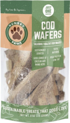 HUNGRY PAWS COD WAFERS 8OZ