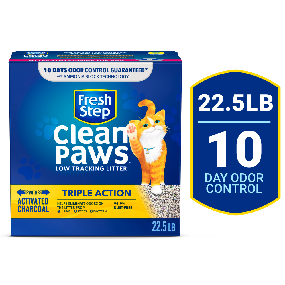 FRESH STEP CLN PAW TRPL 22.5#