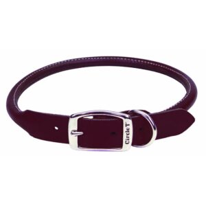 ROUND LEATHER COLLAR 3/4" X 18"