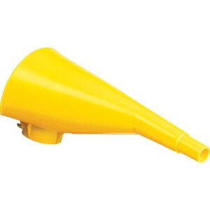 9" LONG POLY FUNNEL YELLOW