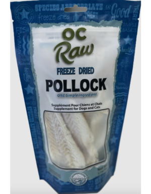 OC RAW DOG FRZ DR POLLUCK 3OZ