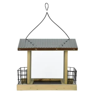 RUSTIC CEDAR BIRD FEEDER