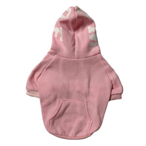 COSMO WOOF HOODIE PINK LG