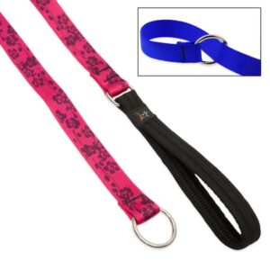 1in Plum Blossom 6ft Slip Leash