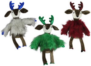 MULTI DAPPER DEER ASST TOY 17"