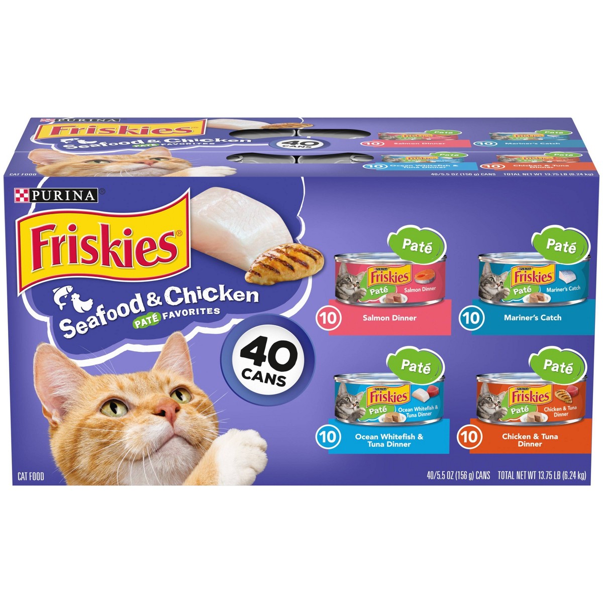 FRISKIES PATE VARIETY 40CT