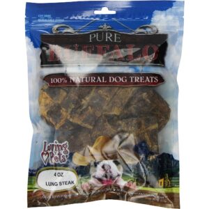 LP BUFFALO TREAT LUNG STEAKS 8OZ
