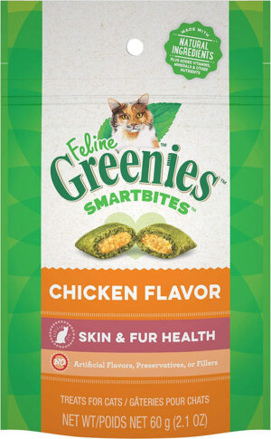 GREENIES CAT SM CKN SKN CT 2.1OZ