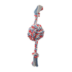 FLOSSY FIST BALL W/ ROPE 18IN