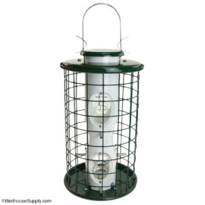 MIXED SEED CAGED FEEDER GRN AUDU