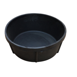 FEED PAN BLACK RUBBER MR