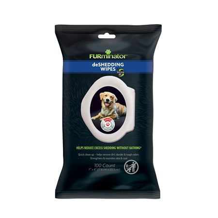 FURMINATOR DE-SHED WIPES D 100CT