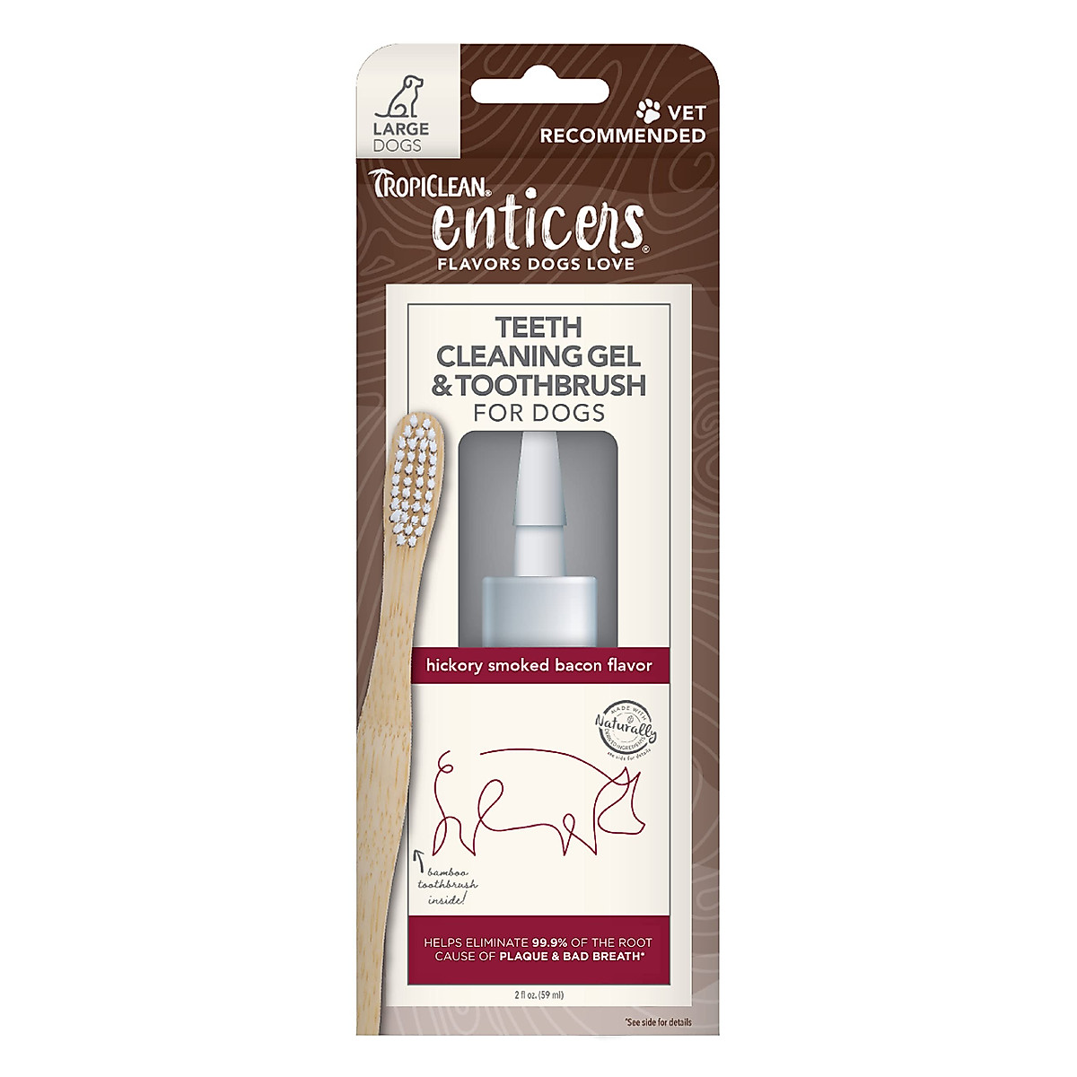 ENTICER TOOTHPASTE/BRUSH BACON L
