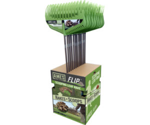 AMES FLIP SCOOP LEAF RAKE GREEN