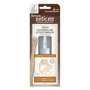 ENTICERS DOG TOOTHPASTE/BRUSH SM