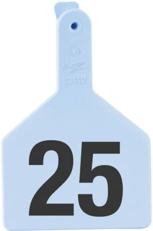 Z TAG COW EAR TAG BLANK 25PK