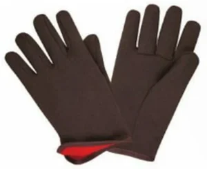 MEN'S LINED JERSEY GLOVE BROWN