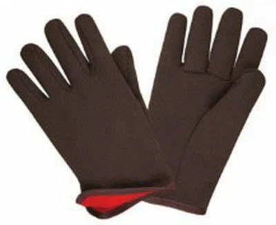 MEN'S LINED JERSEY GLOVE BROWN