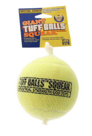 GIANT TUFF BALLS SQUEAK YELLOW