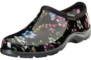 SLOGGERS SHOE W DITSY BLACK