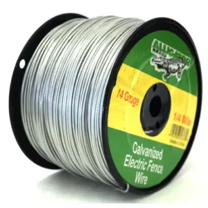 GATOR ELECT FENCE WIRE 14GA 1/4M