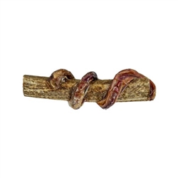 BULLY WRAPPED ANTLER CHEW 8"