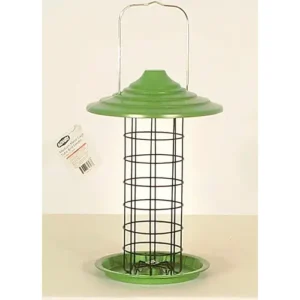 METAL CAGE TUBE FEEDER GREEN
