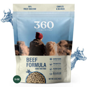 360PN DOG FREEZE DRIED RAW BEEF