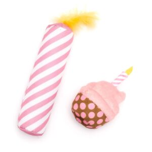 WORTHY BDAY CUPCAKE PINK
