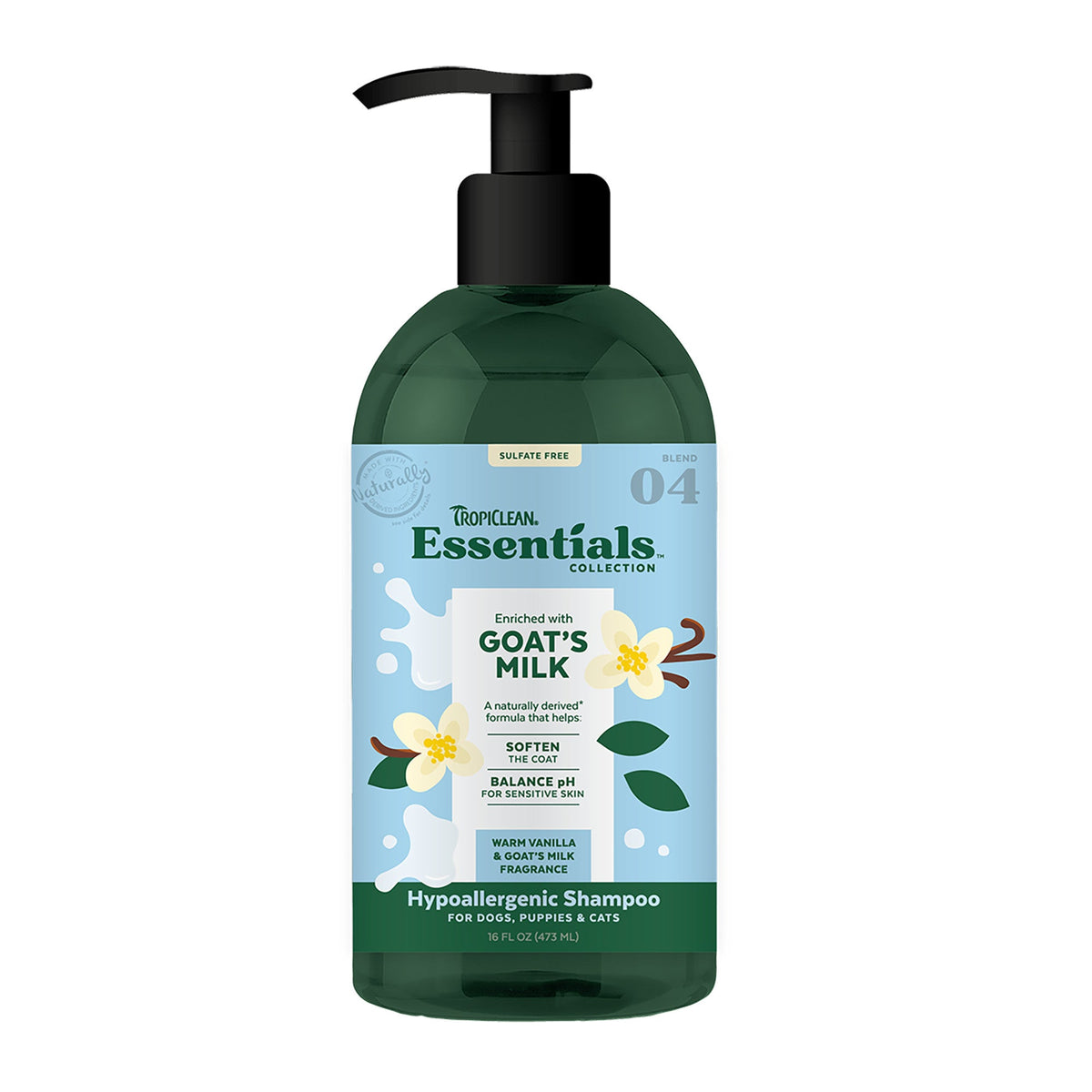 ESSENTIALS GOATS MILK SHAMP 16OZ