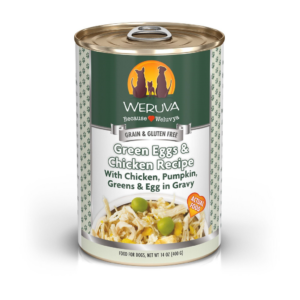 WERUVA  DOG GRN EGGS CKN 14OZ