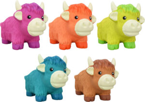 MP HIGHLAND COW LATEX TOY ASST