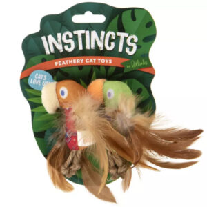 INSTINCTS LOVE MATES 2PK CAT TOY