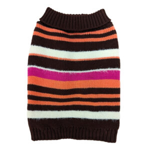 FP RETRO STRIPE SWEATER PLUM XL