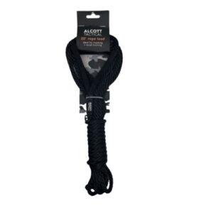 ALCOTT TACT ROPE LEASH 30FT BLK
